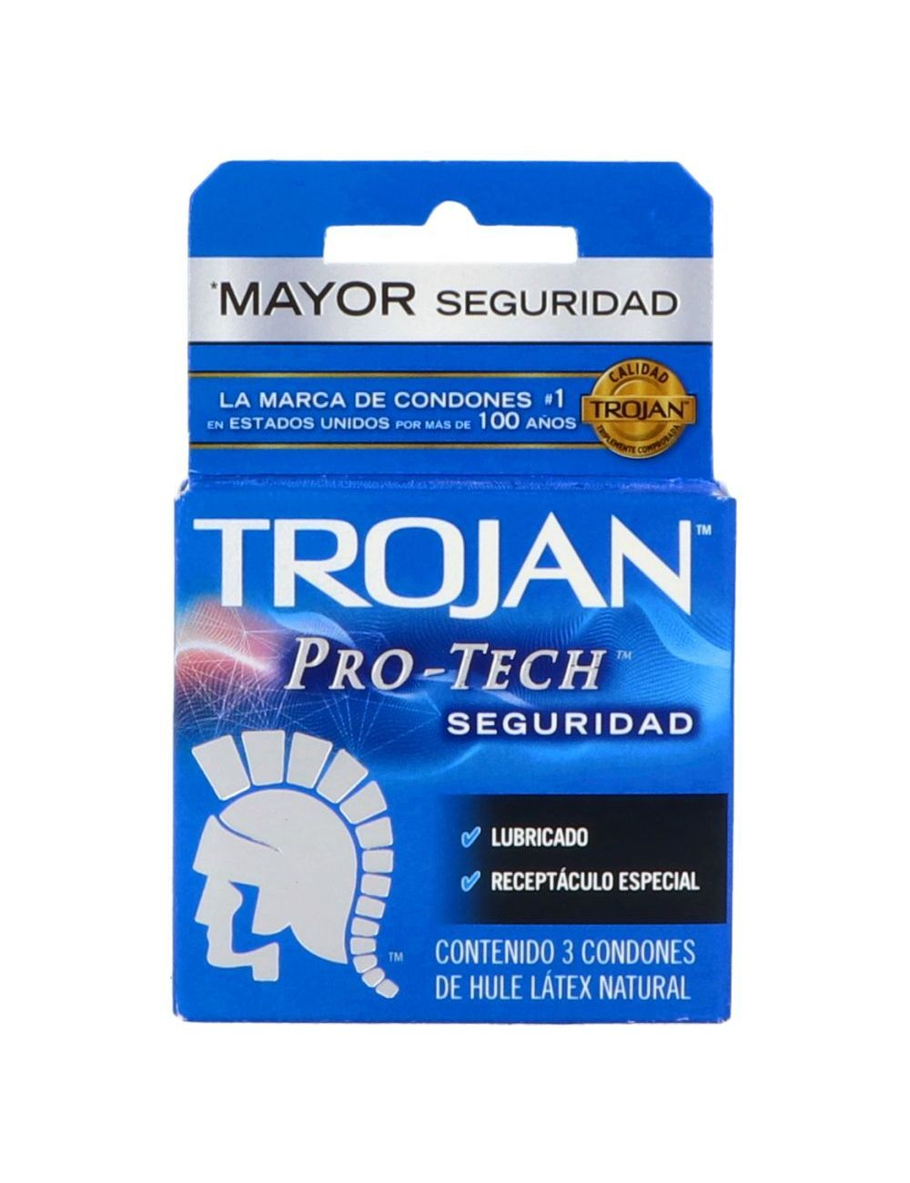 CONDONES TROJAN PRO-TECH 3 PIEZAS