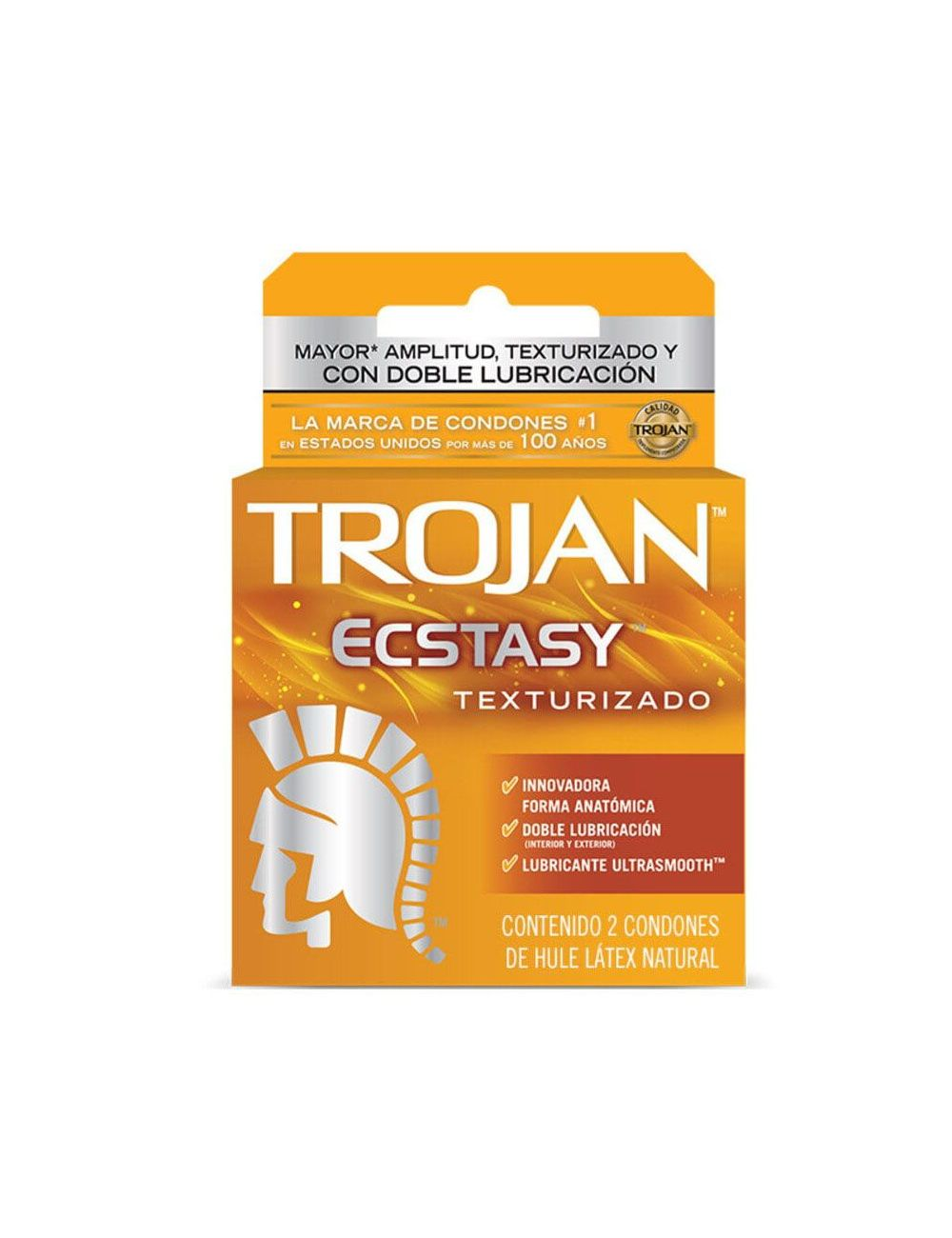CONDONES TROJAN ECSTASY 2 PIEZAS