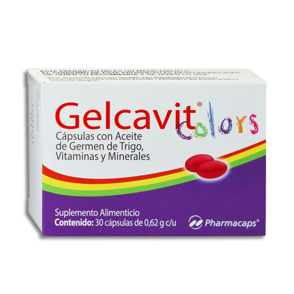 GELCAVIT COLORS C/30 CAPS.