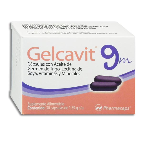 GELCAVIT  9 MESES 30 CAPSULAS