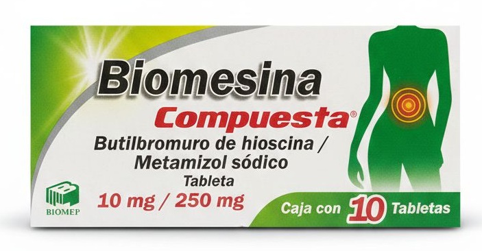BUTILHIOSCINA METAMIZOL SODICO 10/250MG C/10 TABS SERRALPINA COMPUESTA
