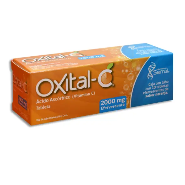 ACIDO ASCORBICO 2G C/10 TABLETAS EFEVESCENTES  OXITAL C