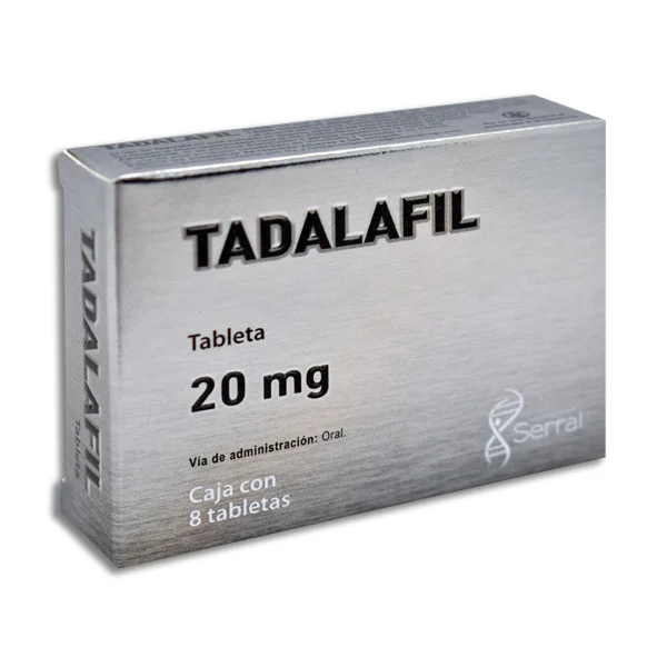TADALAFIL 20MG C/8 TABS SERRAL
