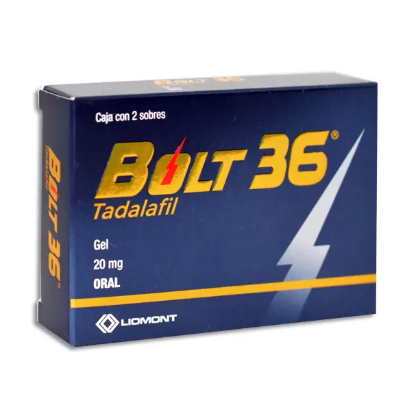TADALAFIL 20MG C/2 SOBRES GEL BOLT36