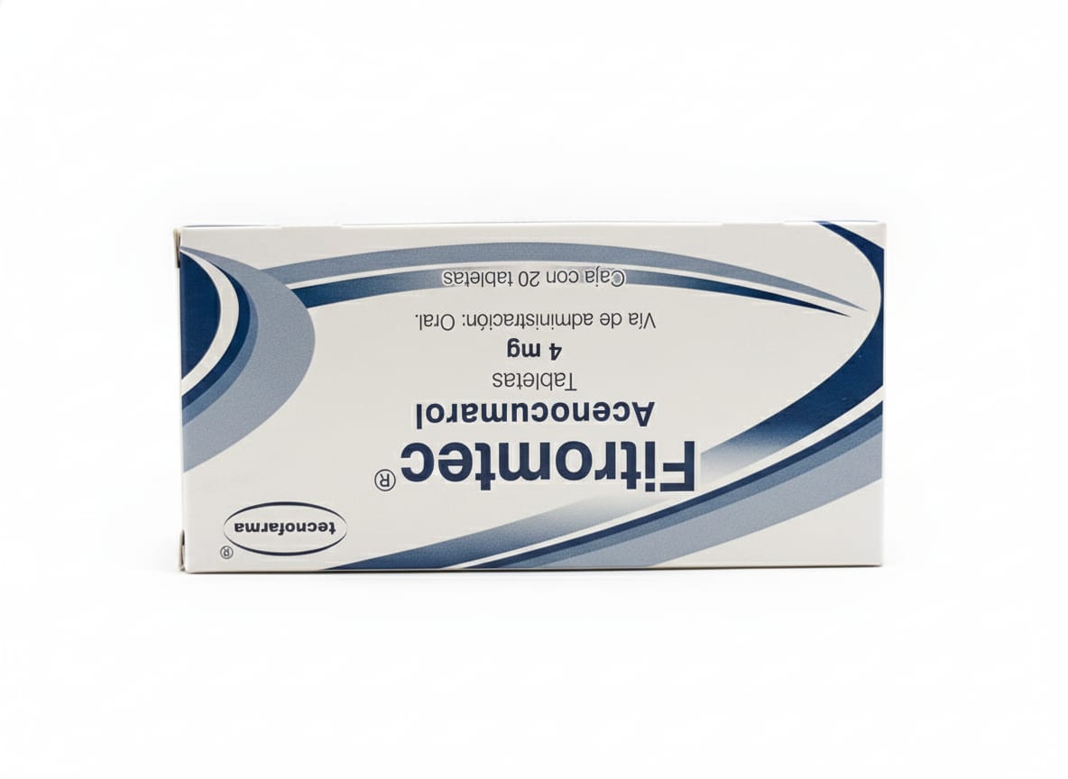 ACENOCUMAROL 4MG C/20TABS. FITROMTEC