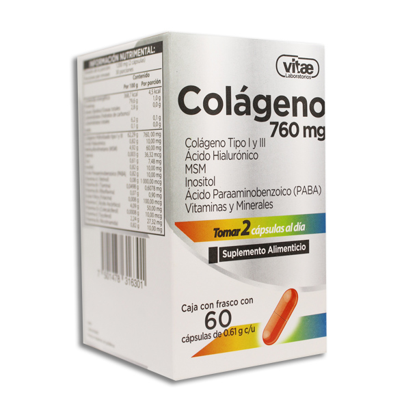 COLAGENO HIDROLIZA 60 TABLETAS 700MG VITAE