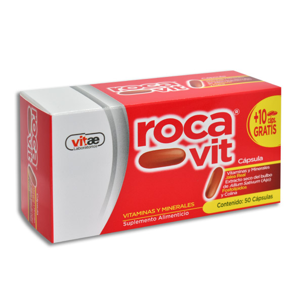 ROCA VIT C/50+10 PERLAS
