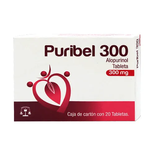 ALOPURINOL 300MG C/20 TABS PURIBEL