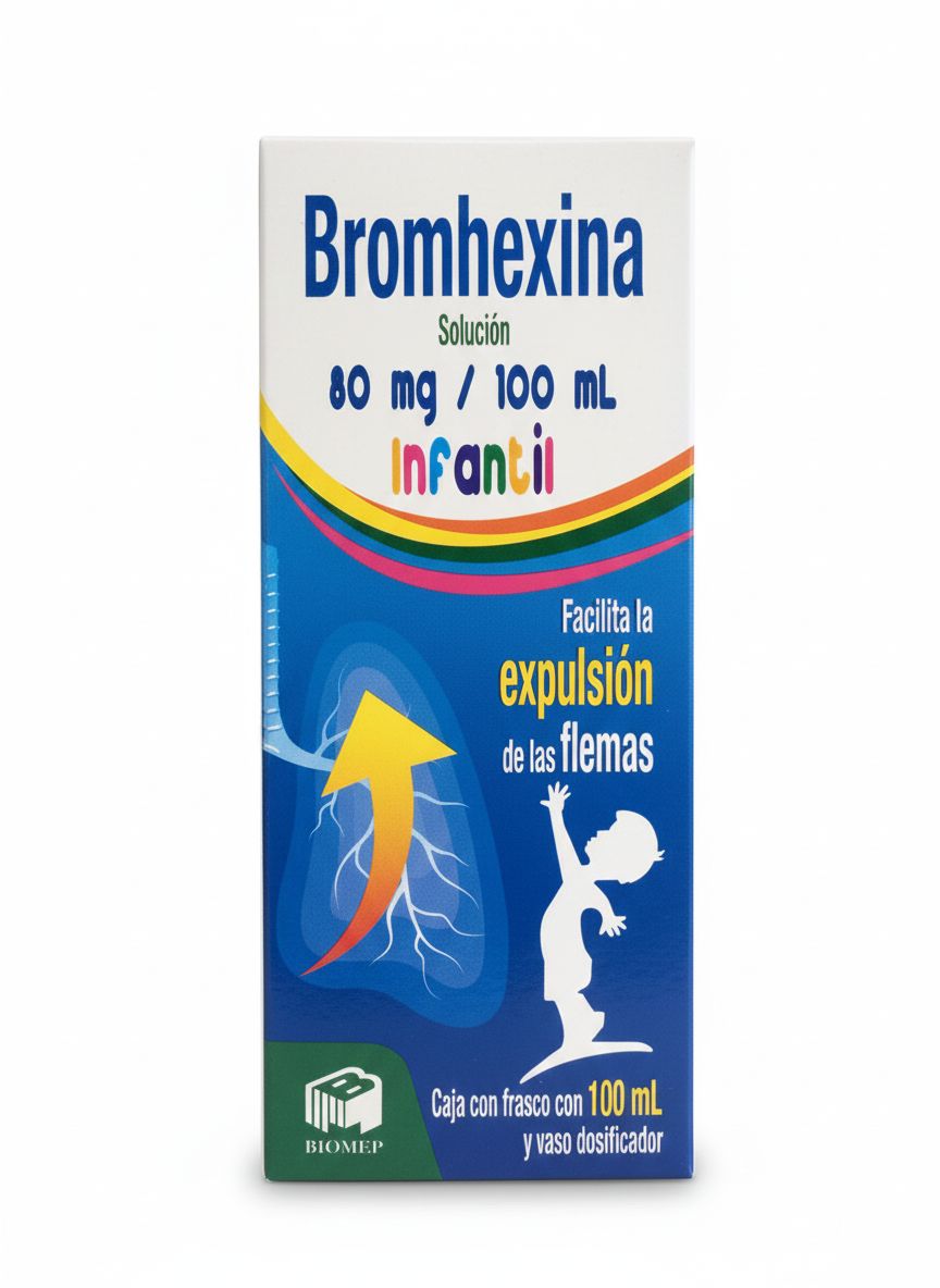 BROMHEXINA 80MG/100ML SUSP 100ML BIOMEP