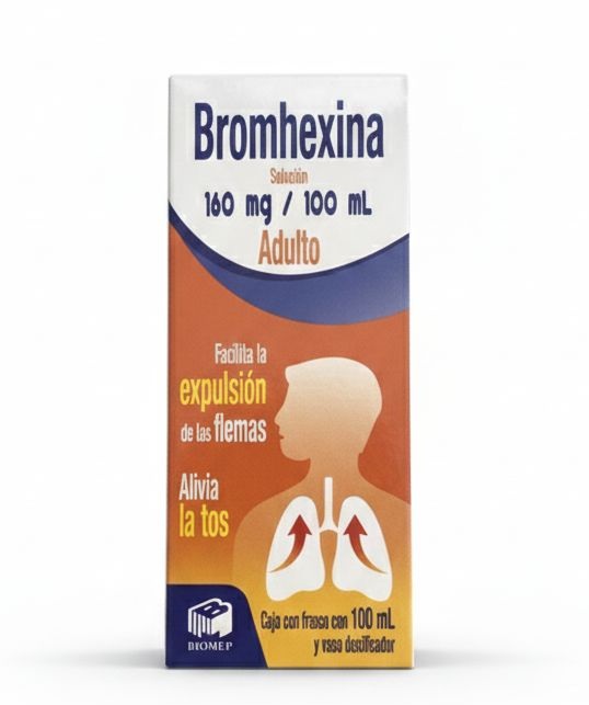 BROMHEXINA ADULTO SUSP. 160MG/100ML BIOMEP