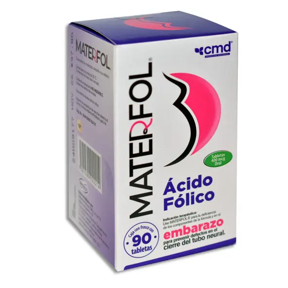 ACIDO FOLICO 400MCG C/90 TABS MATERFOL