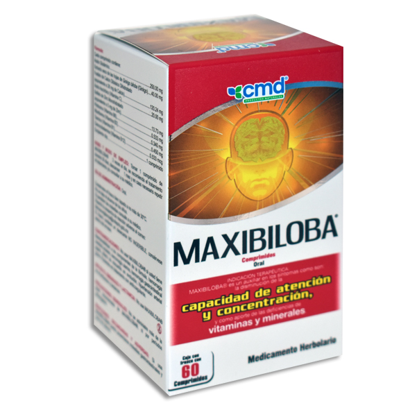 MAXIBILOBA 60 COMPRIMIDOS