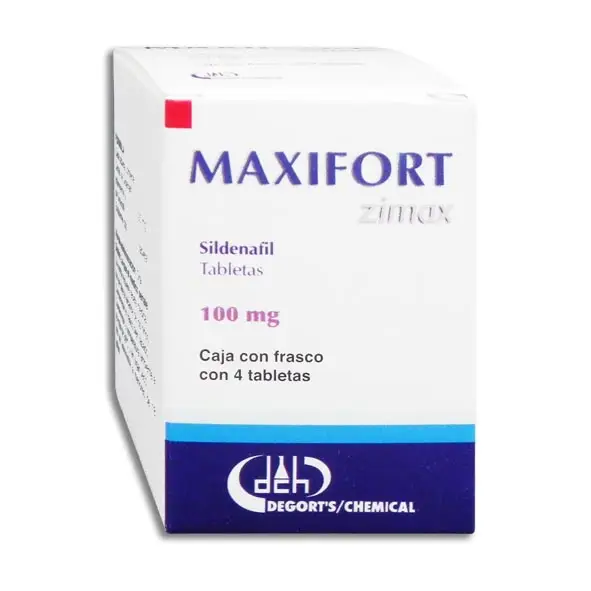 SILDENAFIL 100MG C/4 TABS MAXIFORT