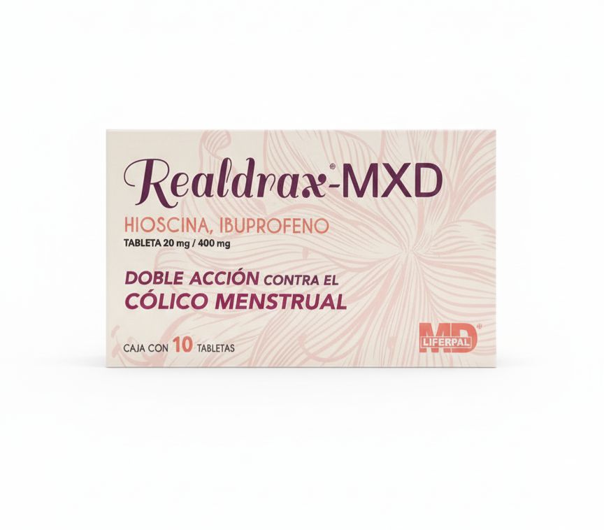BUTILHIOSCINA IBUPROFENO 20/400MG C/10 TABS REALDRAX-MXD