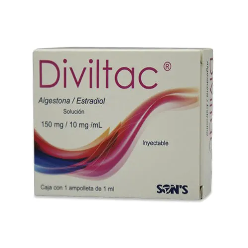 ALGESTONA ESTRADIOL 150/10MG C/1 AMPULA DIVILTAC
