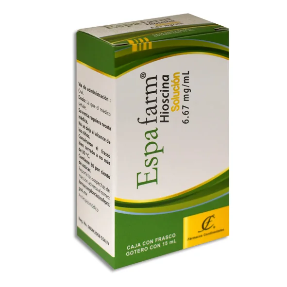 BUTILHIOSCINA 6.67MG/1ML GOTAS 15ML ESPAFARM