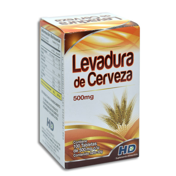 LEVADURA DE CERVEZA CAJA C/100 TABS. HD