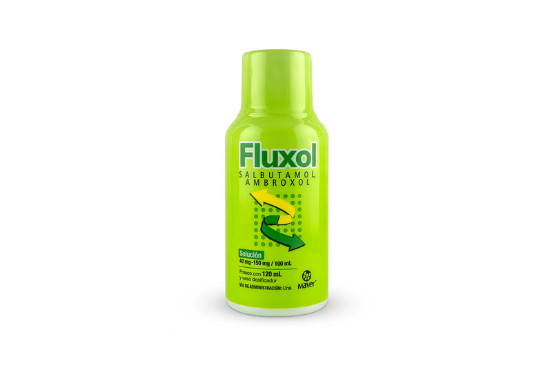 AMBROXOL SALBUTAMOL 150/40MG/100ML SUSP 120ML FLUXOL