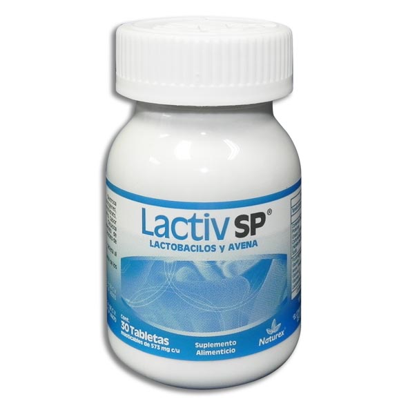 LACTIV SP  LACTOBACILOS Y AVENA 30 TABLEAS