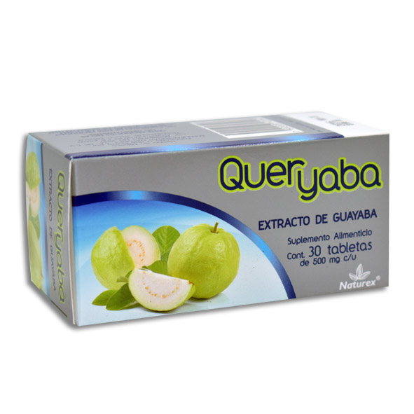 QUERYABA  EXTRACTO DE GUAYABA 30 TABLETAS