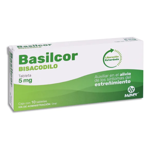 BISACODILO 5MG C/10 TABS BASILCOR