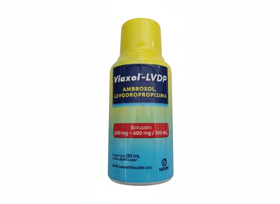 AMBROXOL LEVODROPROPIZINA 300/600MG/100ML SUSP 120 ML VIAXOL-LVDP