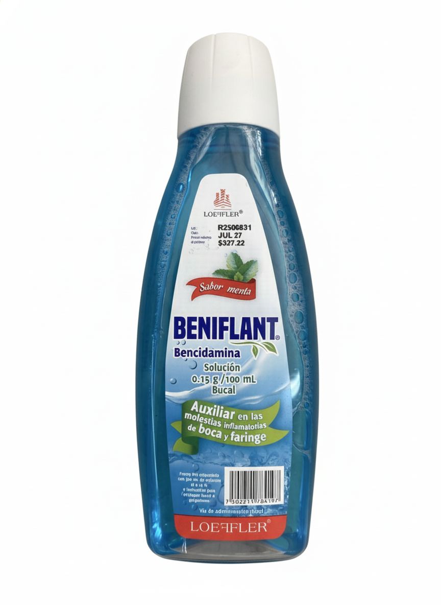 BENCIDAMINA 0.15G/100ML SOL 360ML BENIFLANT