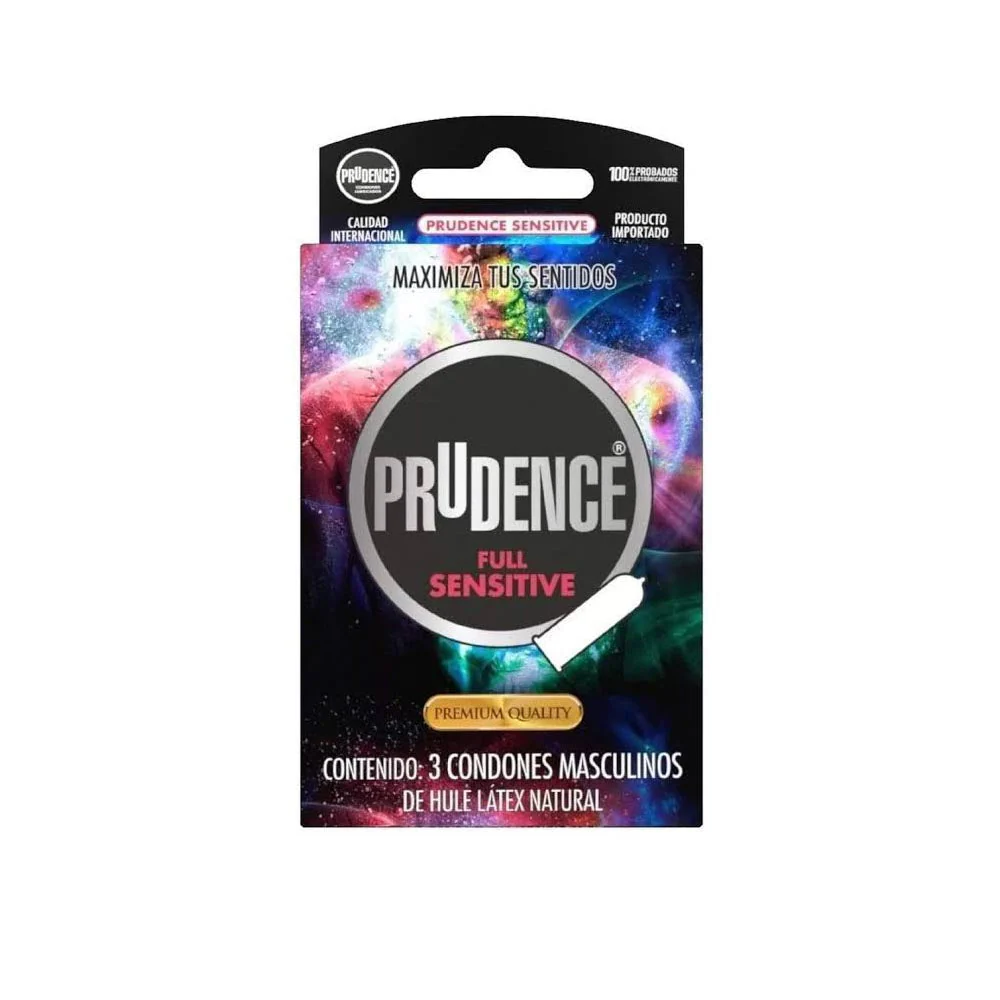 CONDONES PRUDENCE FULL SENSITIVE 3 PIEZAS