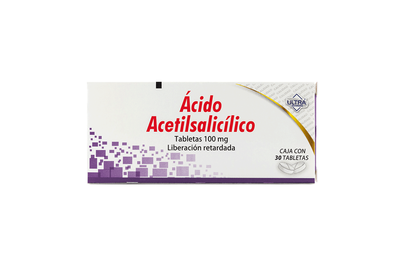 ACIDO ACETILSALICILICO 100MG C/30 TABS ULTRA