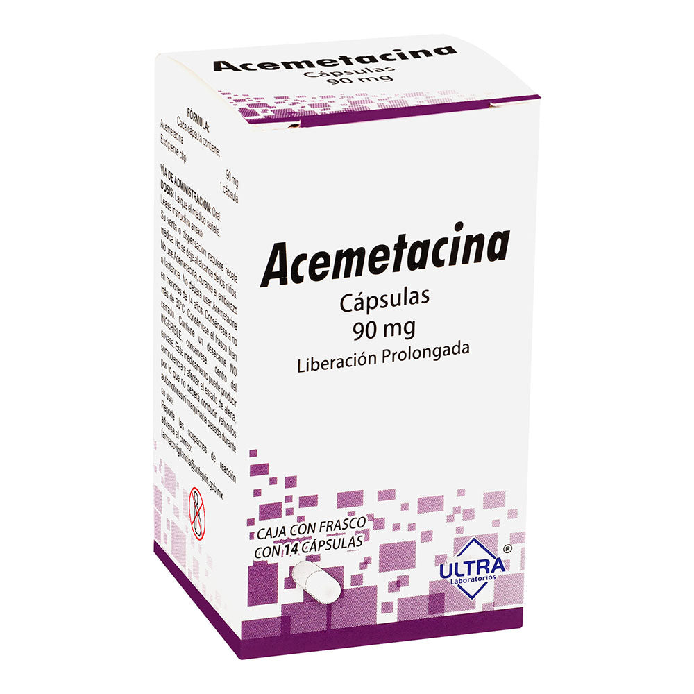 ACEMETACINA 90MG C/14 CAPS ULTRA