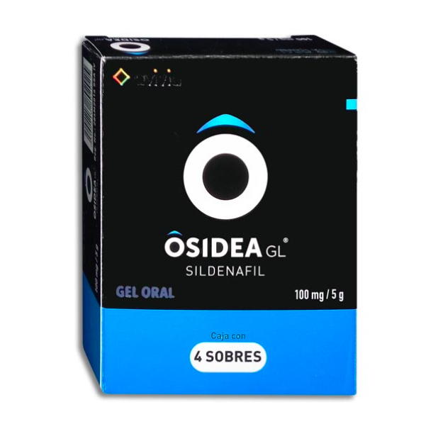 SILDENAFIL 20MG GEL C/4 SOBRE OSIDEA