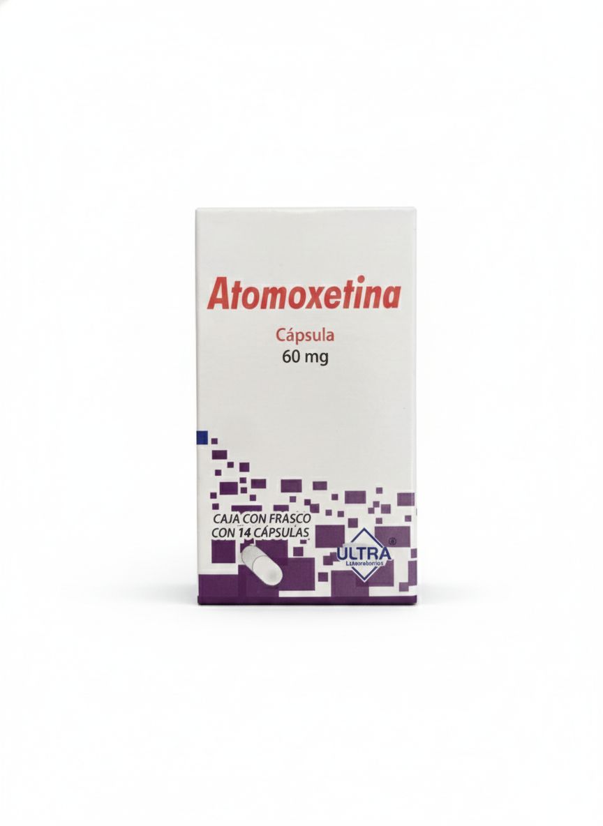 ATOMOXETINA 60MG/14 CAPS ULTRA