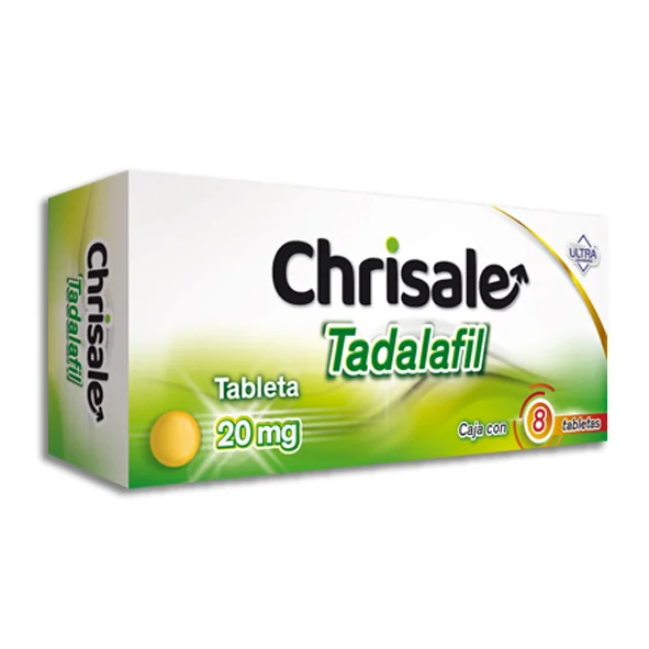 TADALAFIL 20MG C/8 TABS CHRISALE