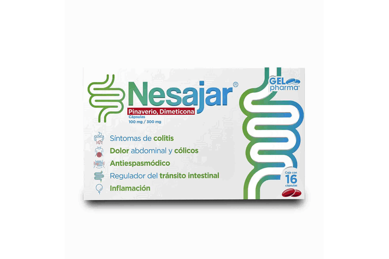 BROMURO DE PINAVERIO, DIMETICONA CAPS NESAJAR