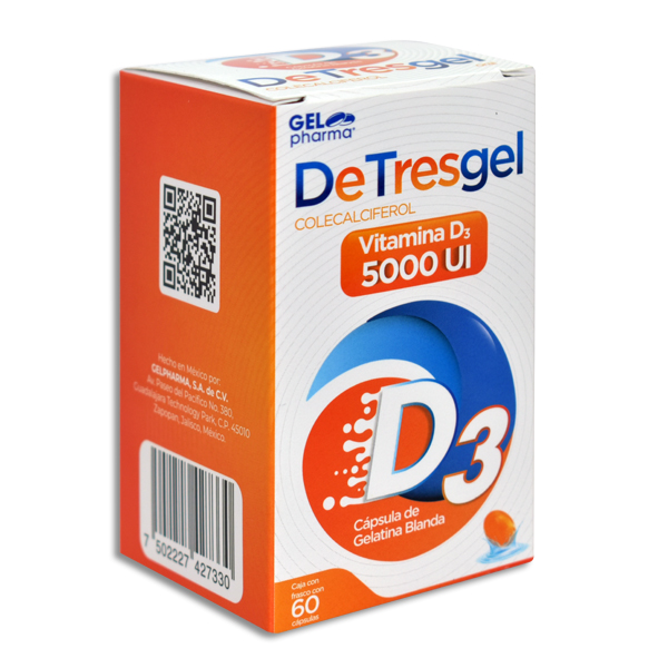 VITAMINA D 5,000UI C/60 CAPS