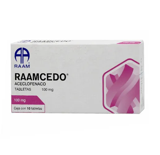 ACECLOFENACO 100MG C/10 TABS RAAMCEDO