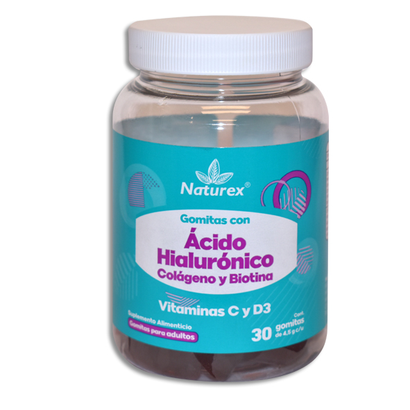 GOMIX ACIDO HIALURONICO, COLAGENO BIOTINA C/50 GOMITAS