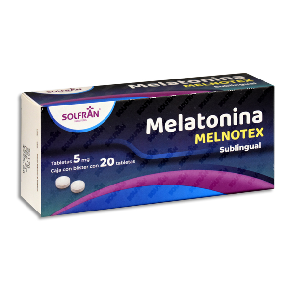 MELATONINA 5MG C/20 TABS MELNOTEX
