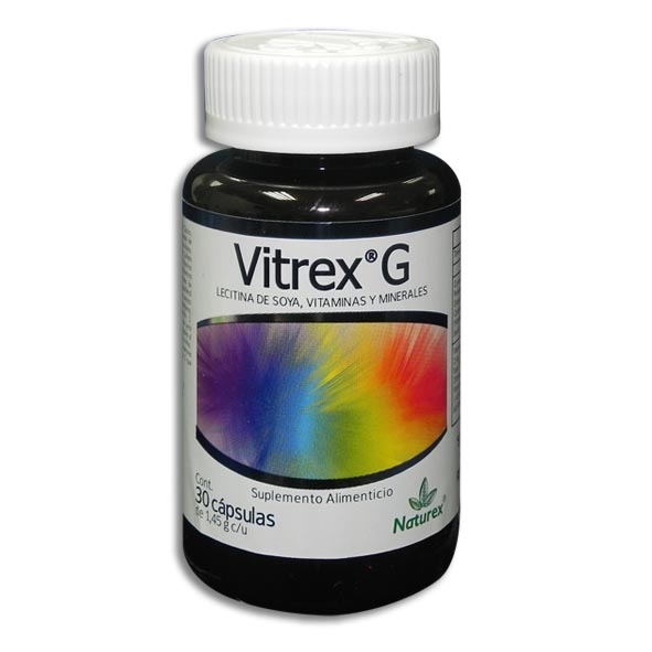 VITREX G CAP. CAJA C/FCO. C/30 (VITAMINA Y MINERALES)