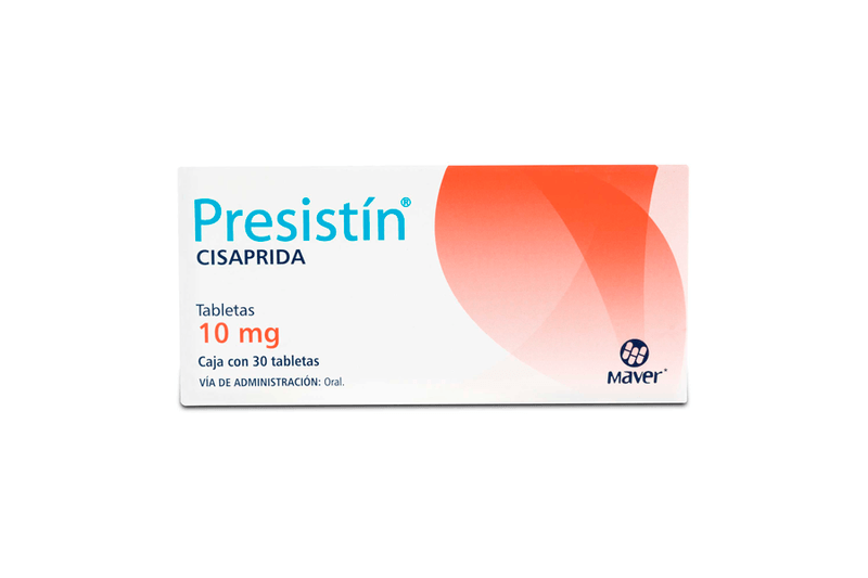 CISAPRIDA 10MG C/30 TABS PRESISTIN