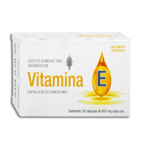 VITAMINA E 850MG C/30 CAPS PROGELA