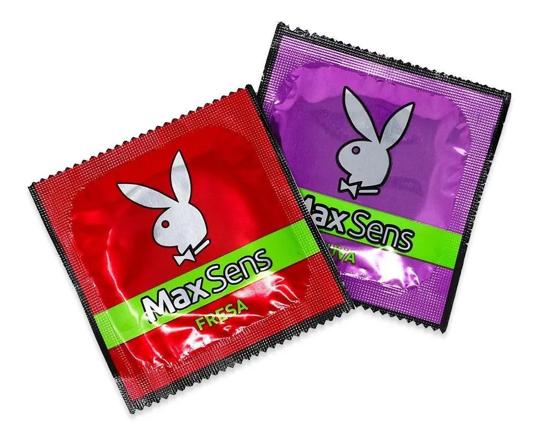 CONDONES PLAYBOY INDIVIDUAL FRESA Y UVA