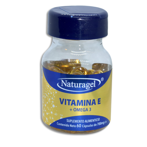 VITAMINA E + OMEGA C/60 CAPS NATURAGEL