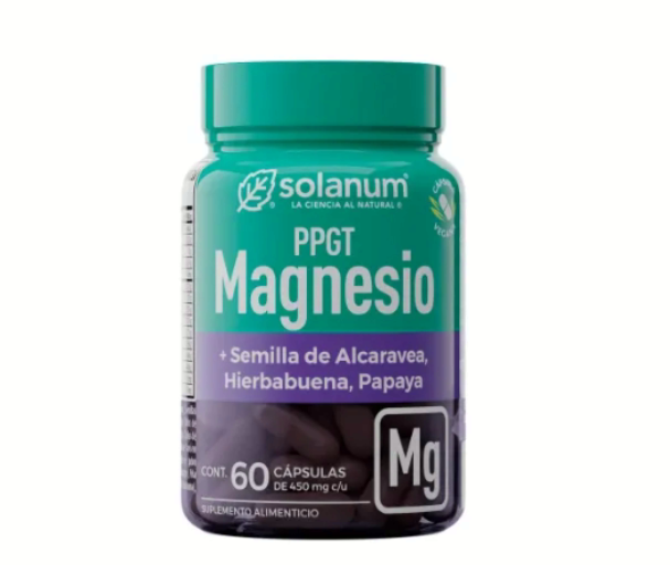 MAGNESIO 450MG. C/60 CAPS SOLANUM