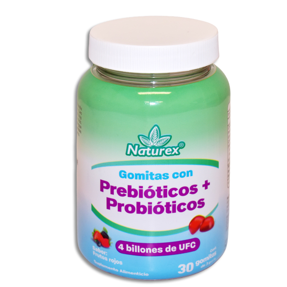 PREBIOTICOS + PRIOBOTICOS C/30 GOMITAS NATUREX