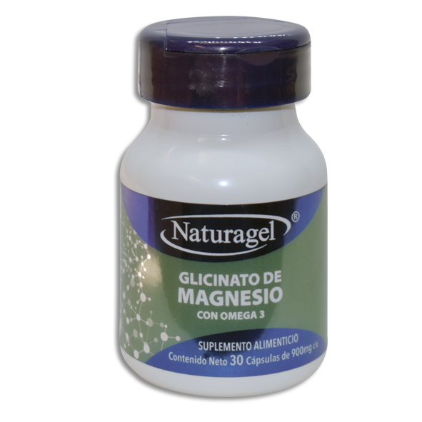 GLICINATO DE MAGNESIO CON OMEGA 3 C/30 CAPS NATURAGEL