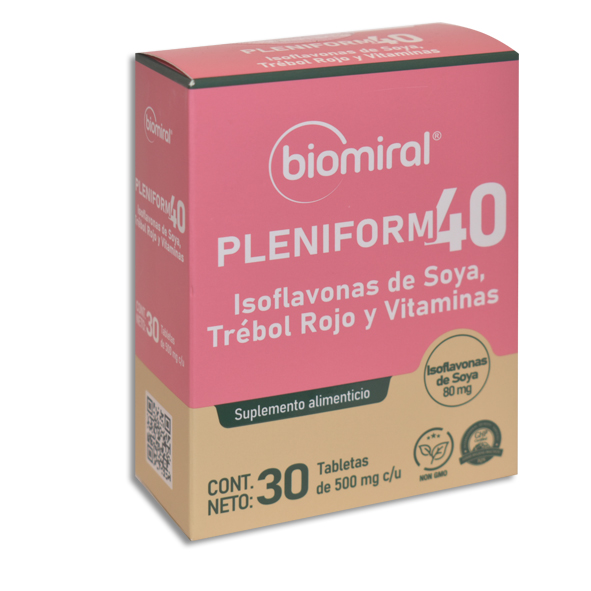 ISOFLAVONAS DE SOYA 500MG C/ 30 CAPS PLENIFORM 40