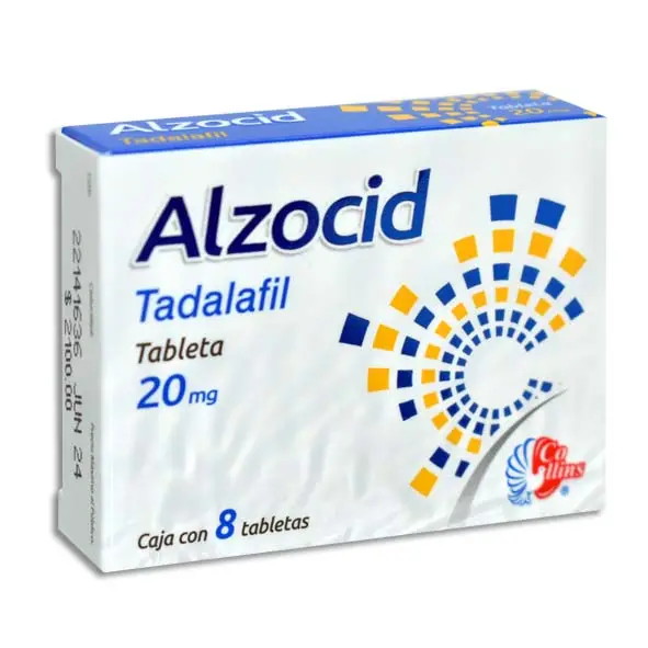 TADALAFIL 20MG C/8 TABS ALZOCID