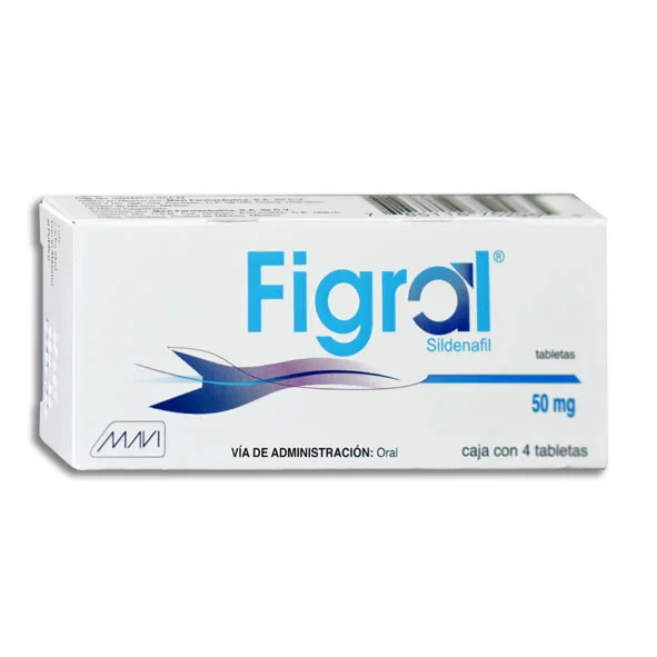 SILDENAFIL 50MG C/4 TABS FIGRAL