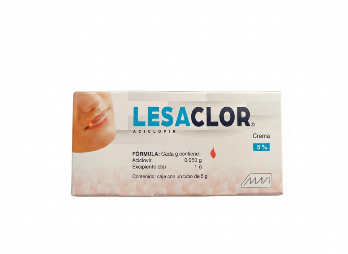 ACICLOVIR 0.05/1G CREMA 5G LESACLOR